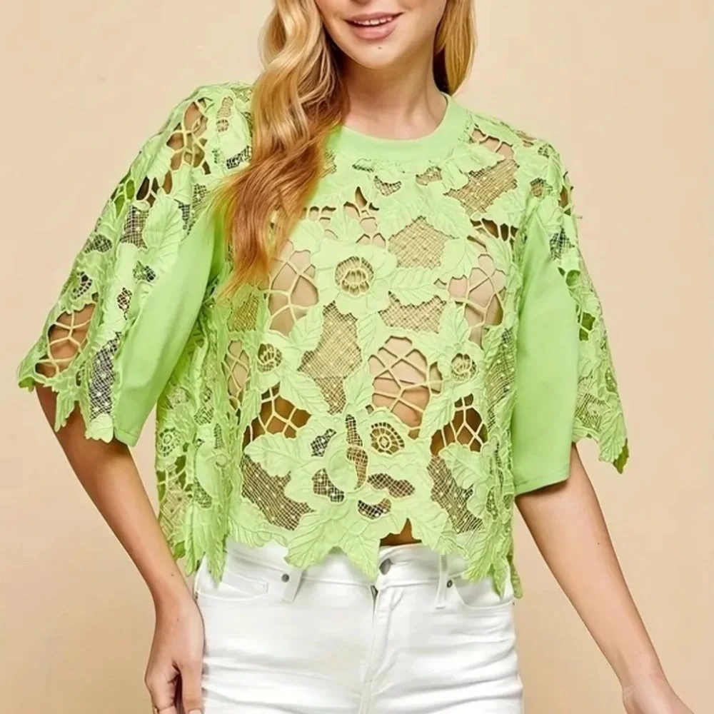 Crochet Lace Gorgeous Top